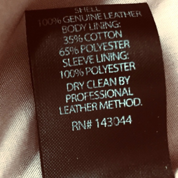 ANTHROPOLOGIE AMARYLLIS Zipped Genuine Leather Moto Jacket Pastel Blush Size XS - Picture 12 of 16